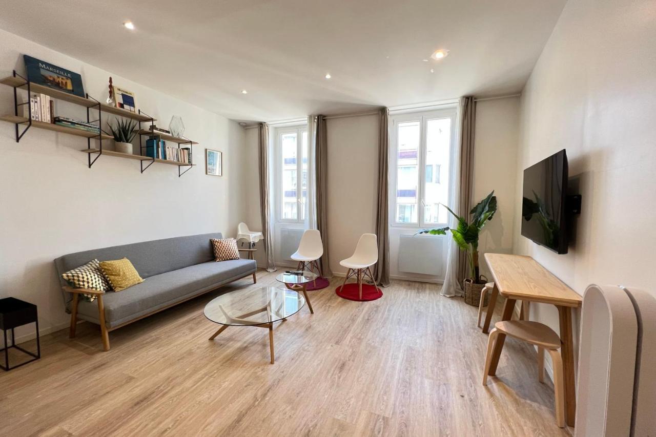 La Perle D'Endoume Wifi - Netflix Apartment Marseille Luaran gambar