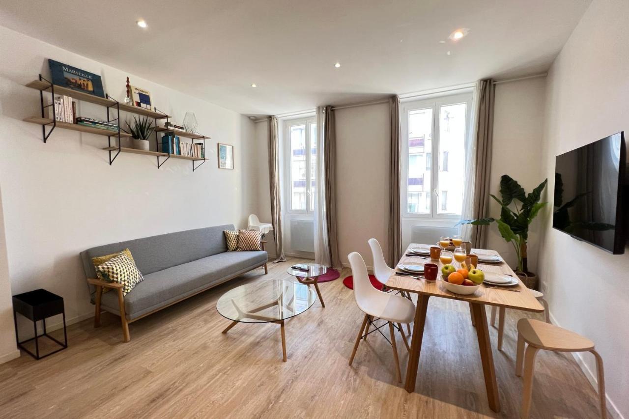 La Perle D'Endoume Wifi - Netflix Apartment Marseille Luaran gambar