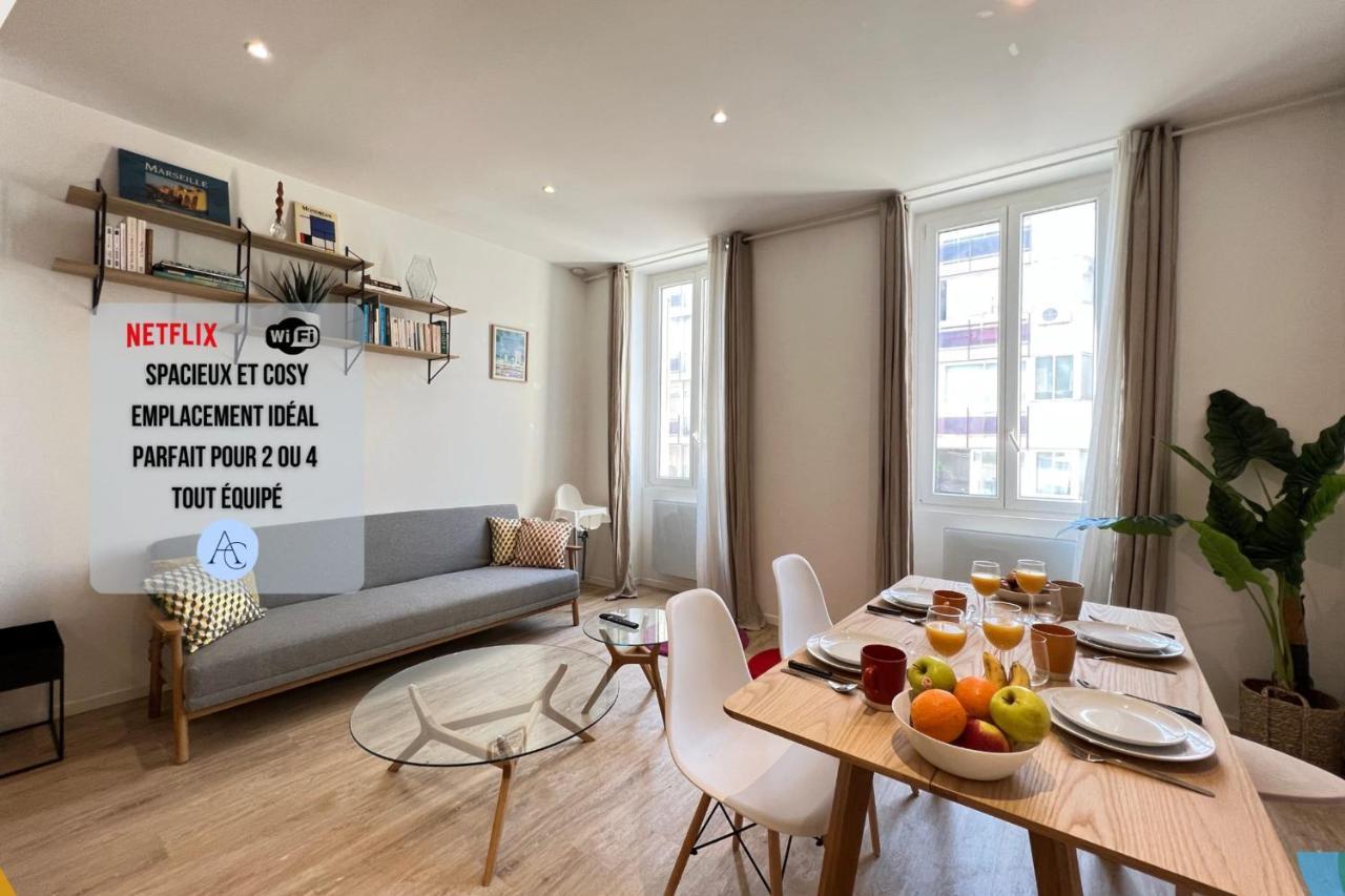La Perle D'Endoume Wifi - Netflix Apartment Marseille Luaran gambar